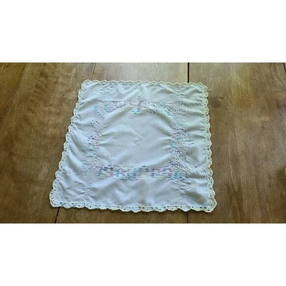 Embroidered Table Topper - Picture 4 of 10